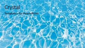  Presentation with burial at sea - Presentation consisting of beatiful scenic of transparent sea background and a cyan colored foreground