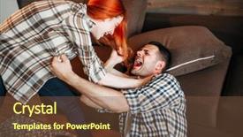  Presentation with domestic violence - PPT layouts consisting of beats her husband domestic violence background and a  colored foreground