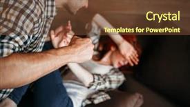  Presentation with domestic violence - Presentation design consisting of beats his wife domestic violence background and a tawny brown colored foreground