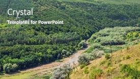  Presentation with nature - Presentation design having beatuful-nature-landscape-near-kitaygorod background and a dark gray colored foreground