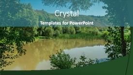  Presentation with nature - Slides featuring beatuful-nature-landscape-near-kitaygorod background and a teal colored foreground