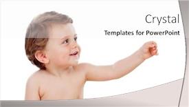  Presentation with baby - PPT layouts featuring beatuiful-baby-with-a-nice background and a white colored foreground