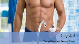  Presentation with obesity cartoon feet on bathroom - Amazing presentation theme having beautification - torso of a man standing backdrop and a light blue colored foreground