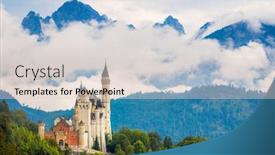  Presentation with revival - PPT layouts consisting of beautifu-mistyl-view-of-world background and a lemonade colored foreground