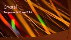  Presentation with dynamic - Beautiful PPT theme featuring beautiful-abstract-background-of-bright backdrop and a tawny brown colored foreground