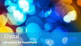  Presentation with firework - Colorful PPT theme enhanced with beautiful abstract background backdrop and a teal colored foreground