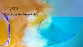  Presentation with toxic waste - Audience pleasing PPT layouts consisting of beautiful-aerial-pattern-of-colorful backdrop and a gold colored foreground