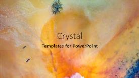  Presentation with toxic waste - Theme having beautiful-aerial-pattern-of-colorful background and a yellow colored foreground