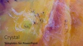  Presentation with toxic waste - PPT theme enhanced with beautiful-aerial-pattern-of-colorful background and a coral colored foreground