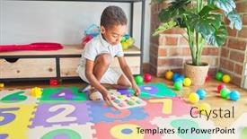  Presentation with maths - Cool new presentation with beautiful-african-american-toddler-playing backdrop and a blonde colored foreground