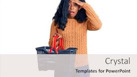  Presentation with african american couples on the mountains - Colorful presentation theme enhanced with beautiful-african-american-woman-holding backdrop and a sky blue colored foreground