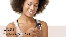  Presentation with sms - PPT layouts enhanced with straw was collected and tied for reuse background and a coral colored foreground