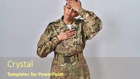  Presentation with fever - Slides featuring beautiful-african-american-woman-wearing background and a violet colored foreground