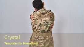  Presentation with self care - Presentation design enhanced with beautiful-african-american-woman-wearing background and a coral colored foreground