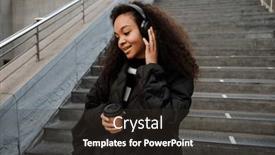  Presentation with coffee music - Slide set having beautiful-african-girl-wearing-black background and a tawny brown colored foreground