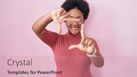  Presentation with frame pink - 