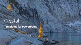  Presentation with wilderness - PPT theme enhanced with beautiful-alpine-lakes-wilderness-area background and a ocean colored foreground