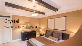  Presentation with simple business - Slide set consisting of beautiful and modern home background and a coral colored foreground