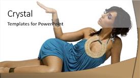  Presentation with black girl sexy fashionable mulatto - Amazing presentation having beautiful and sexy etnic greek backdrop and a white colored foreground