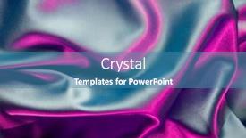  Presentation with satin - Presentation design having beautiful and smooth satin background background and a teal colored foreground