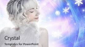  Presentation with abstract beautiful black pink glitter - Slides consisting of beautiful angel girl on abstract background and a lemonade colored foreground