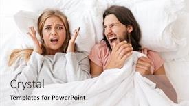  Presentation with angry - Amazing theme having beautiful-angry-young-couple-laying backdrop and a  colored foreground