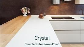  Presentation with domestic violence in pakistan - Slides enhanced with beautiful apartment furnished domestic kitchen background and a sky blue colored foreground