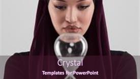  Presentation with sand clock - Presentation enhanced with beautiful-arab-businesswoman-wearing-hijab background and a wine colored foreground