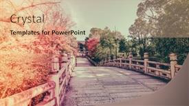 Presentation with kyoto - Slide deck enhanced with beautiful architecture in kiyomizu-dera temple kyoto japan filtered image processed vintage effect background and a coral colored foreground
