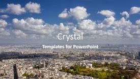  Presentation with luxembourg - Slides consisting of beautiful-architecture-of-paris-city background and a gray colored foreground