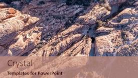  Presentation with las vegas nevada - Slide deck with beautiful-arid-rugged-and-mountainous background and a coral colored foreground