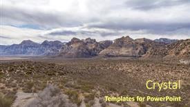  Presentation with las vegas nevada - Presentation design having beautiful-arid-rugged-and-mountainous background and a tawny brown colored foreground
