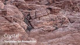  Presentation with las vegas nevada - Slide set enhanced with beautiful-arid-rugged-and-mountainous background and a coral colored foreground