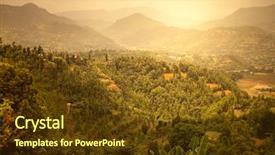  Presentation with nepal - Colorful PPT theme enhanced with beautiful asian landscape bright colors pristine nature nepal backdrop and a tawny brown colored foreground