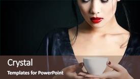  Presentation with black tea - Slide set consisting of shuttle in hologram wireframe style background and a black colored foreground