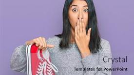  Presentation with asian - Audience pleasing presentation theme consisting of beautiful-asian-young-woman-holding backdrop and a light blue colored foreground