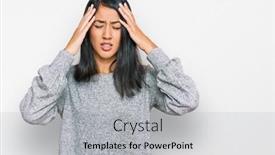  Presentation with heat stress - PPT layouts having beautiful-asian-young-woman-wearing background and a light gray colored foreground
