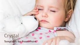  Presentation with baby girl - Audience pleasing slide deck consisting of beautiful-baby-girl backdrop and a lemonade colored foreground