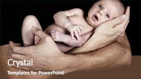  Presentation with old days - Cool new PPT theme with beautiful baby of 18 days backdrop and a coral colored foreground