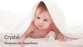  Presentation with baby jesus christmas rustic isolated - Colorful PPT theme enhanced with beautiful baby shot in studio backdrop and a soft green colored foreground