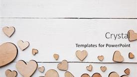  Presentation with hearts - Cool new PPT layouts with beautiful-background-with-lot backdrop and a white colored foreground