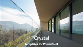  Presentation with nobody - PPT layouts enhanced with beautiful balcony with windows nobody background and a  colored foreground