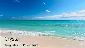  Presentation with maya - Colorful slide deck enhanced with beautiful beach and waves backdrop and a lemonade colored foreground