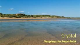  Presentation with south beach - Presentation theme with beautiful-beach-in-algarve-south background and a  colored foreground