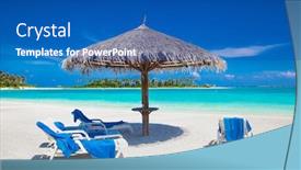  Presentation with south beach - Presentation theme with beautiful beach with white sand at tropical olhuveli island south male atoll maldives background and a teal colored foreground