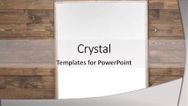  Presentation with design rustic wood wall texture - Cool new slides with beautiful big mirror near wooden backdrop and a light gray colored foreground