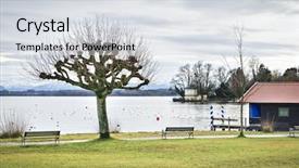  Presentation with bavaria - Beautiful slide set featuring beautiful birds - image of the starnberg lake backdrop and a  colored foreground