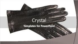  Presentation with black women - Audience pleasing PPT layouts consisting of beautiful black leather women's gloves isolated on white backdrop and a dark gray colored foreground