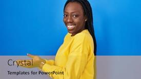  Presentation with woman hands open - 