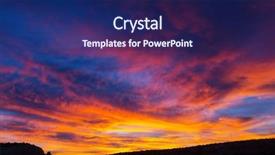  Presentation with beautiful spanish landscape costa blanca - Beautiful PPT layouts featuring beautiful blazing sunrise landscape sunset backdrop and a navy blue colored foreground